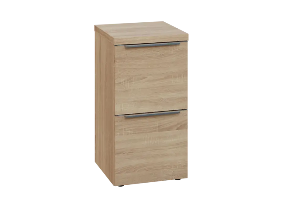 SIN 2 - 42Z kancelářská skříň, 2-zásuvková, 770x400x400, dub bardolino